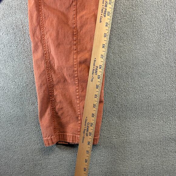 Anthropologie Pants Women's 32 (Fits 34x26) The Wanderer Rust Tapered Relaxed - Picture 5 of 8